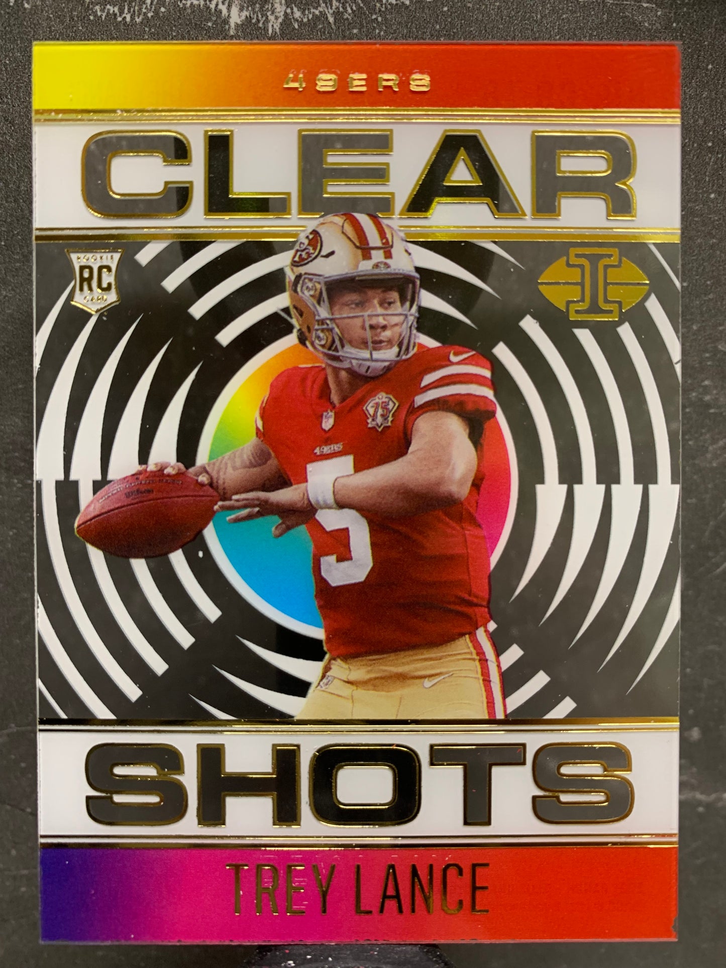 2021 Panini Illusions Clear Shots #18 Trey Lance RC San Francisco 49ers