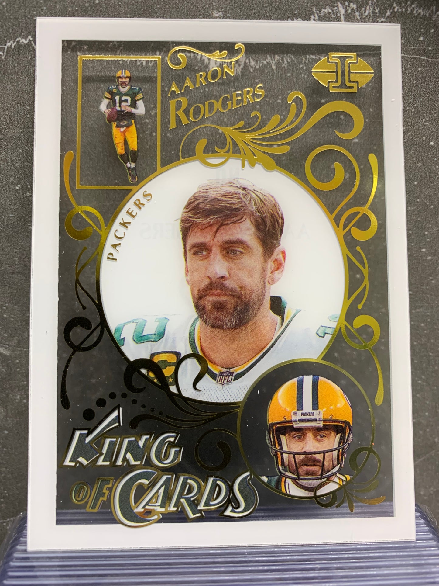 2021 Panini Illusions King of Cards #4 Aaron Rodgers Green Bay Packers