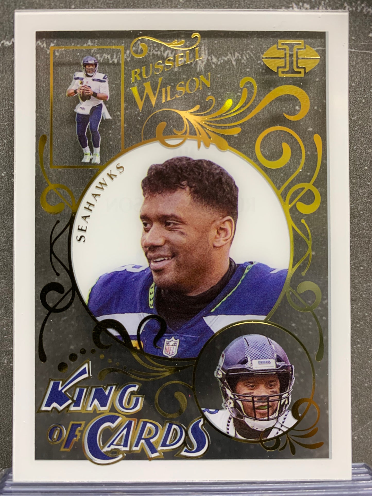 2021 Panini Illusions King of Cards #5 Russell Wilson Seattle Seahawks