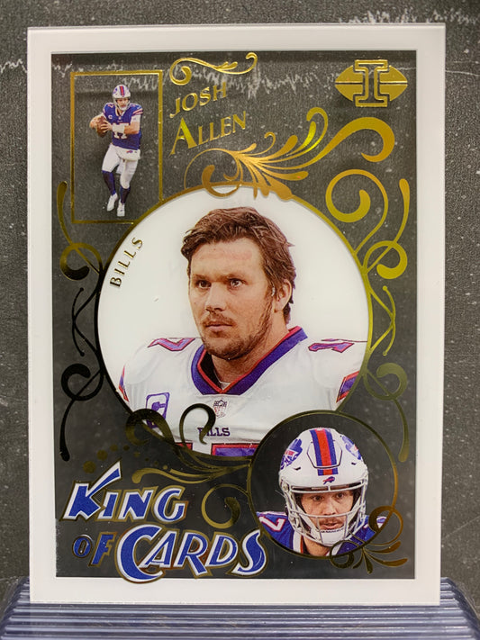 2021 Panini Illusions King of Cards #8 Josh Allen Buffalo Bills