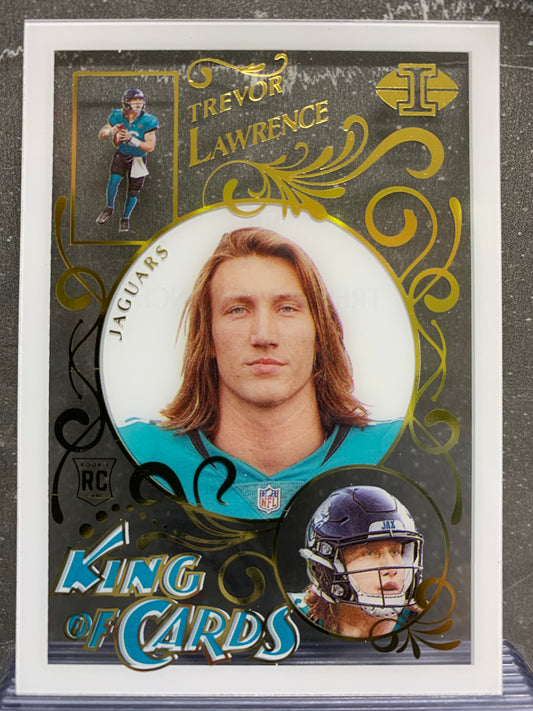 2021 Panini Illusions King of Cards #11 Trevor Lawrence Jacksonville Jaguars