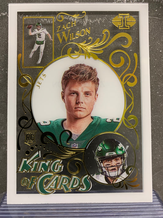 2021 Panini Illusions King of Cards #12 Zach Wilson New York Jets