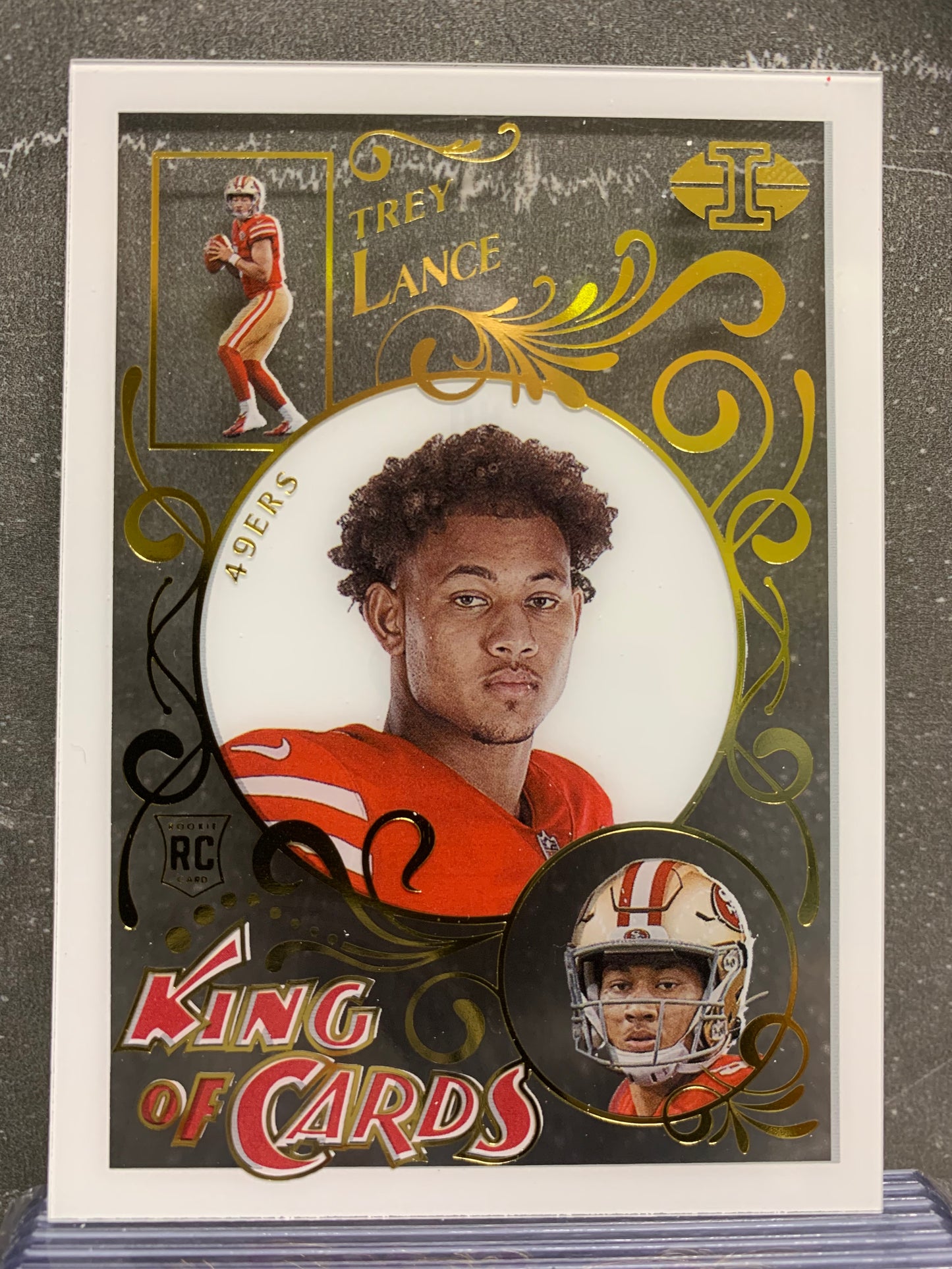 2021 Panini Illusions King of Cards #13 Trey Lance San Francisco 49ers