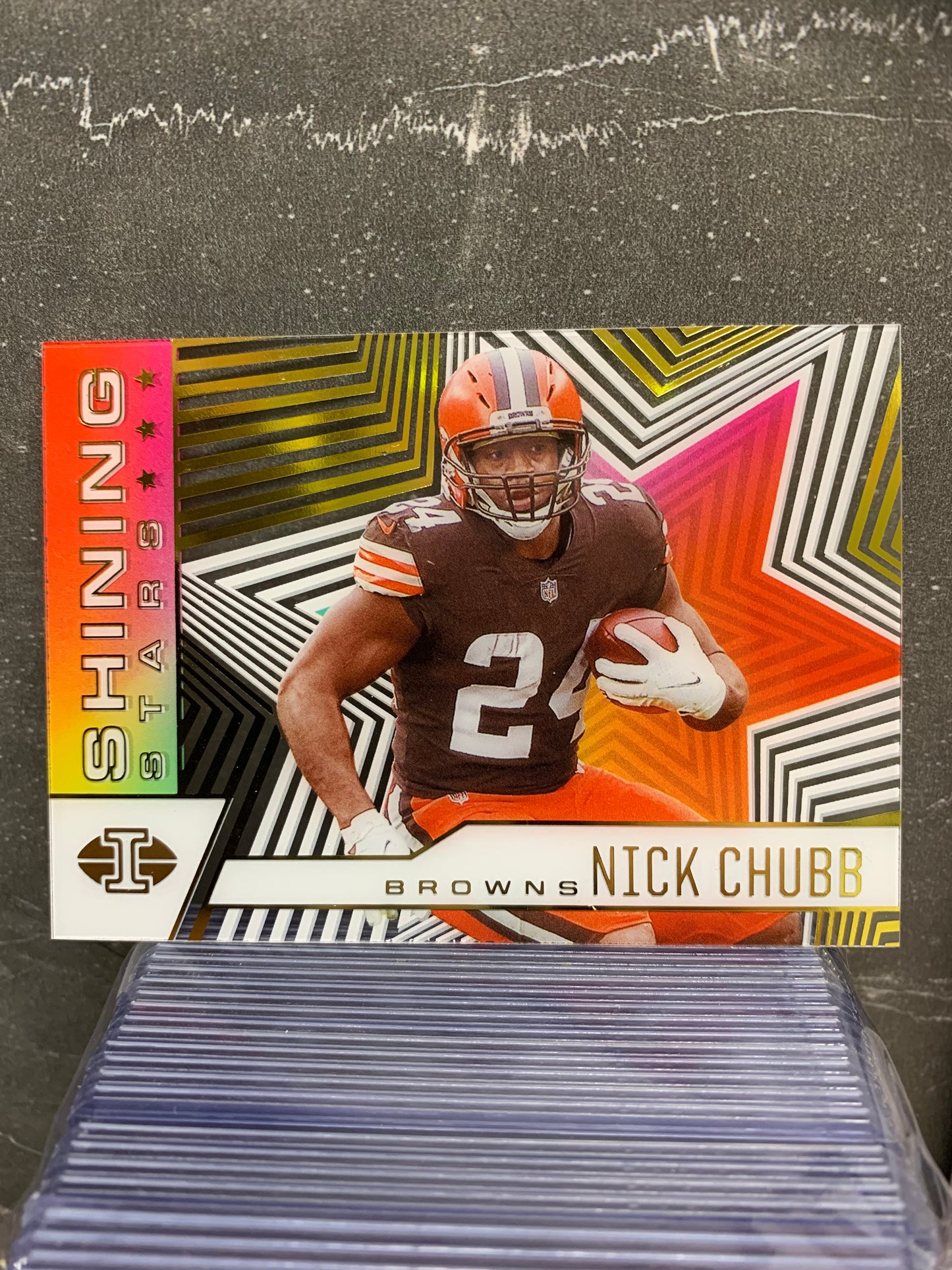 2021 Panini Illusions Shining Stars #5 Nick Chubb Cleveland Browns