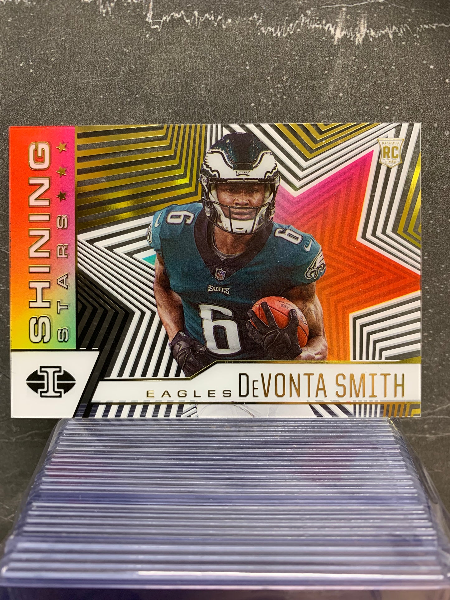 2021 Panini Illusions Shining Stars #15 DeVonta Smith RC Philadelphia Eagles