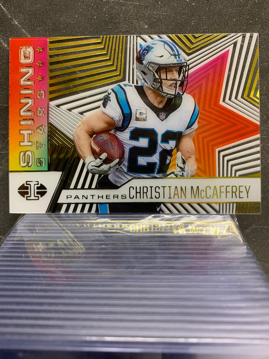 2021 Panini Illusions Shining Stars #4 Christian McCaffrey Carolina Panthers