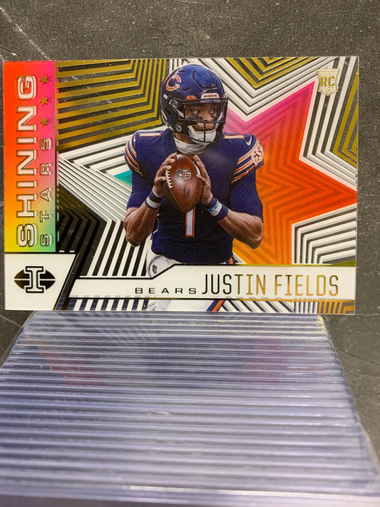 2021 Panini Illusions Shining Stars #14 Justin Fields RC Chicago Bears