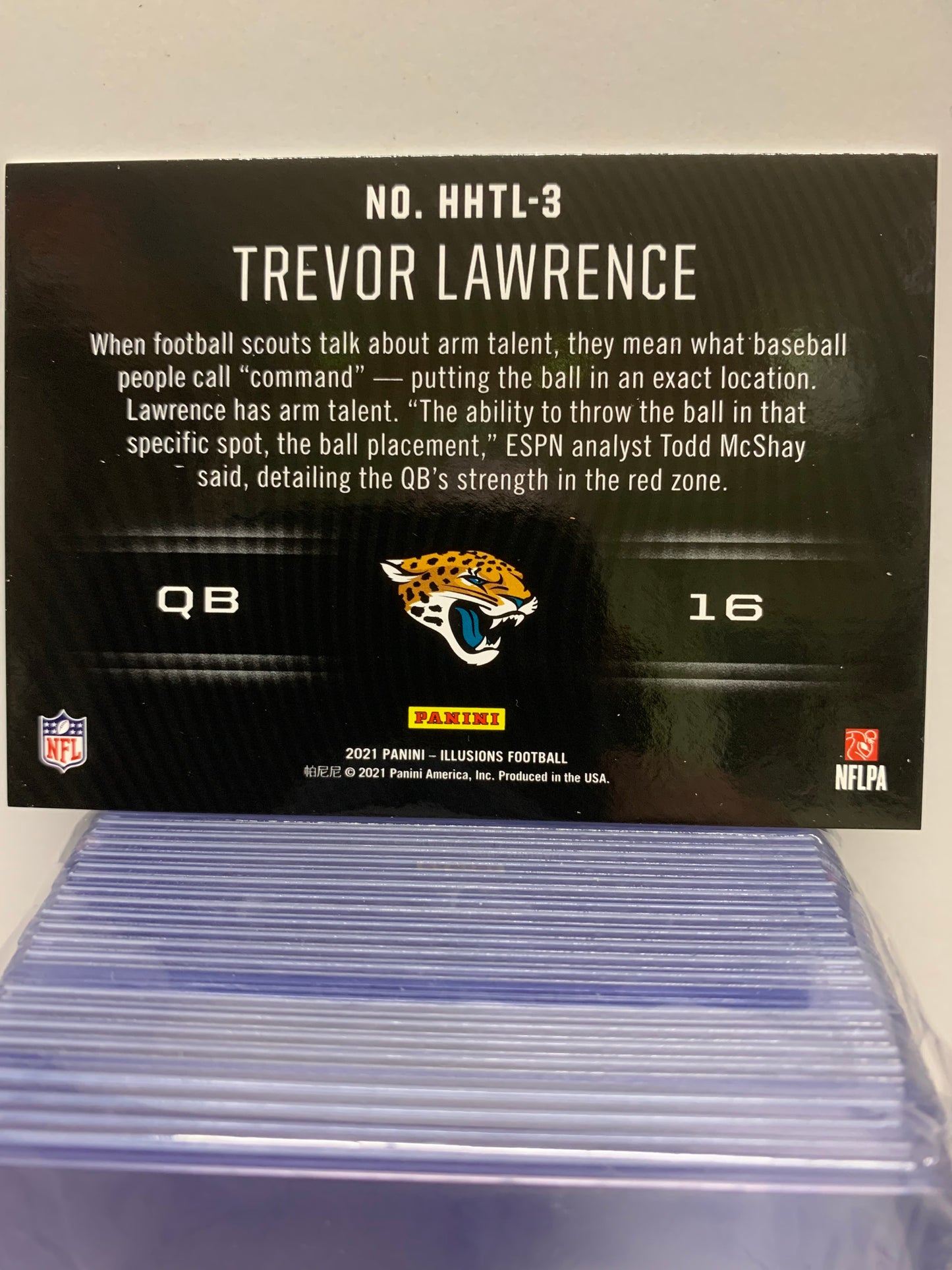 2021 Panini Illusions HoloHeroes #43 Trevor Lawrence RC Jacksonville Jaguars