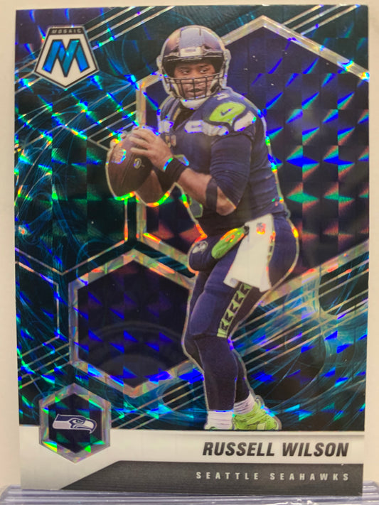 2021 Panini Mosaic Genesis #179 Russell Wilson Seattle Seahawks