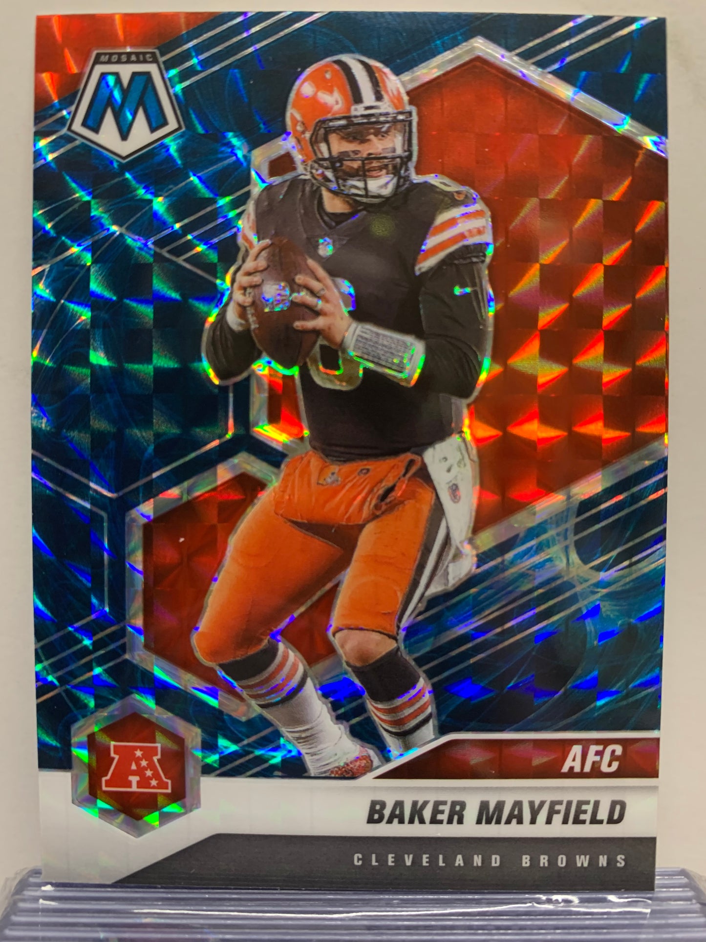 2021 Panini Mosaic Genesis #225 Baker Mayfield AFC Cleveland Browns