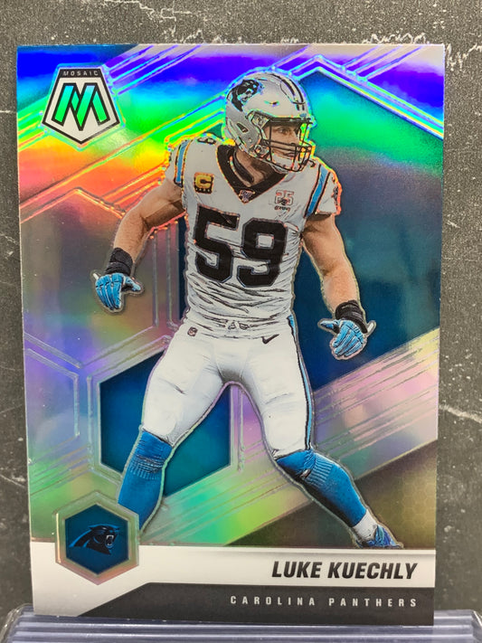 2021 Panini Mosaic Silver #35 Luke Kuechly Carolina Panthers