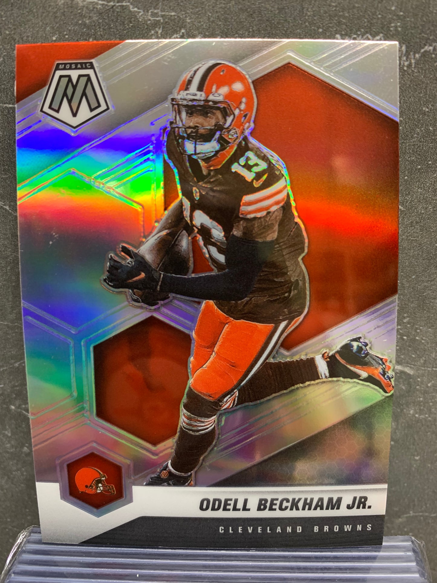 2021 Panini Mosaic Silver #54 Odell Beckham Jr. Cleveland Browns