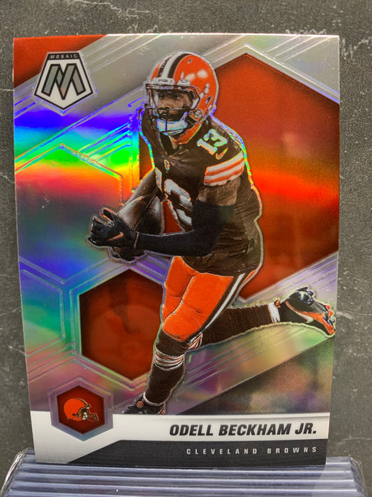 2021 Panini Mosaic Silver #54 Odell Beckham Jr. Cleveland Browns