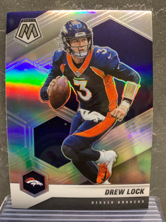 2021 Panini Mosaic Silver #66 Drew Lock Denver Broncos