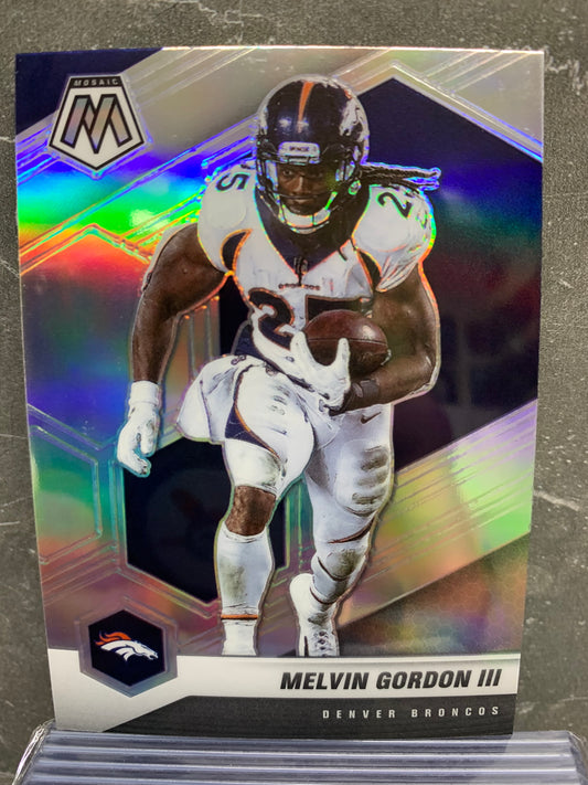 2021 Panini Mosaic Silver #69 Melvin Gordon III Denver Broncos