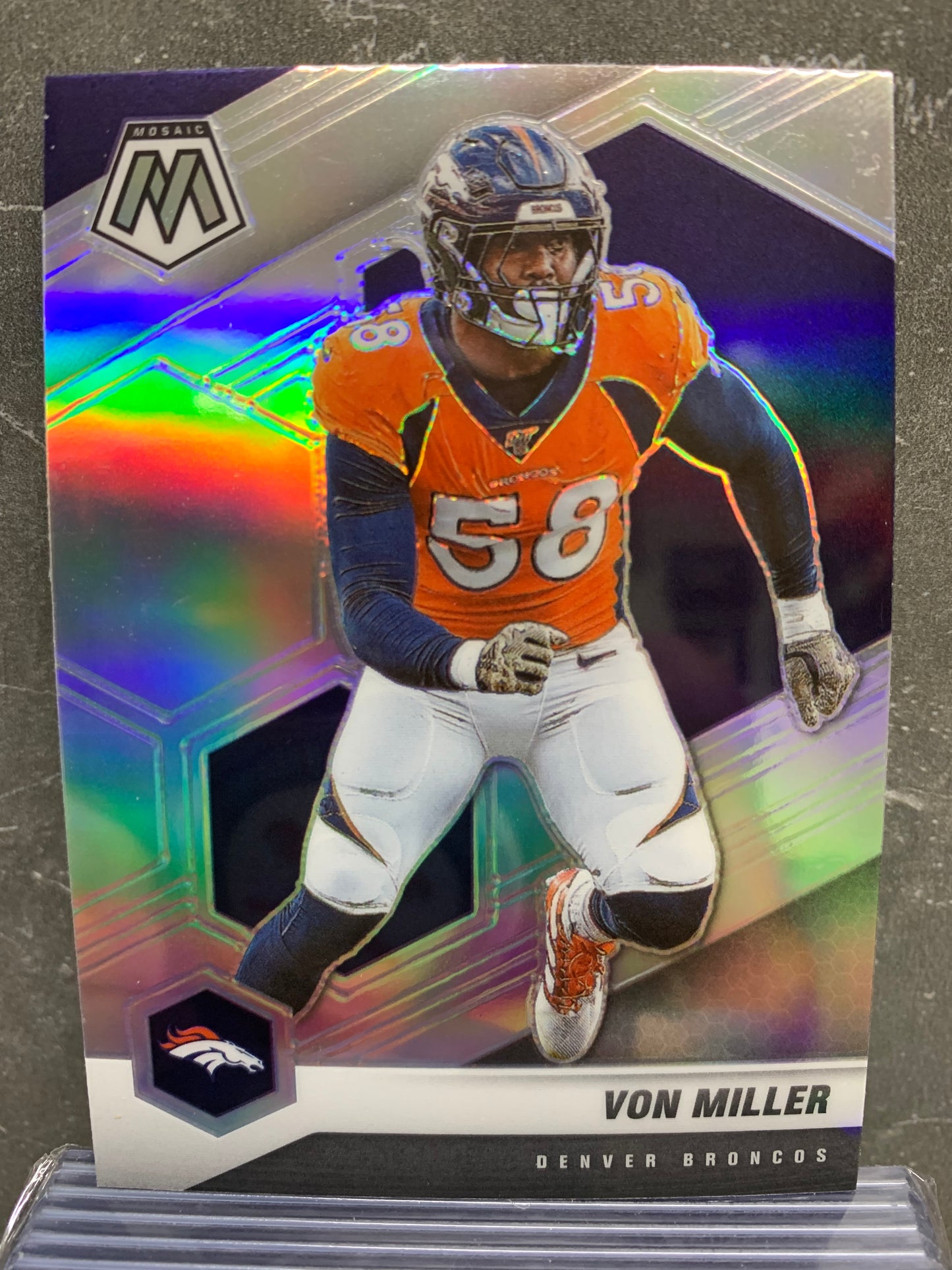 2021 Panini Mosaic Silver #71 Von Miller Denver Broncos