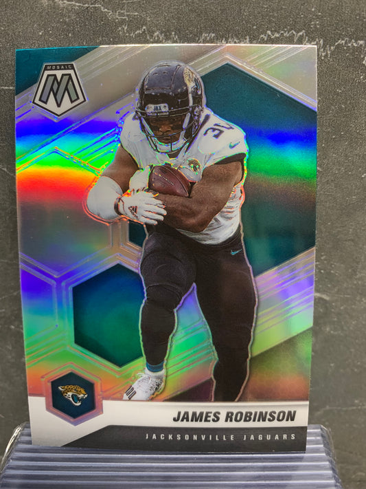 2021 Panini Mosaic Silver #99 James Robinson Jacksonville Jaguars