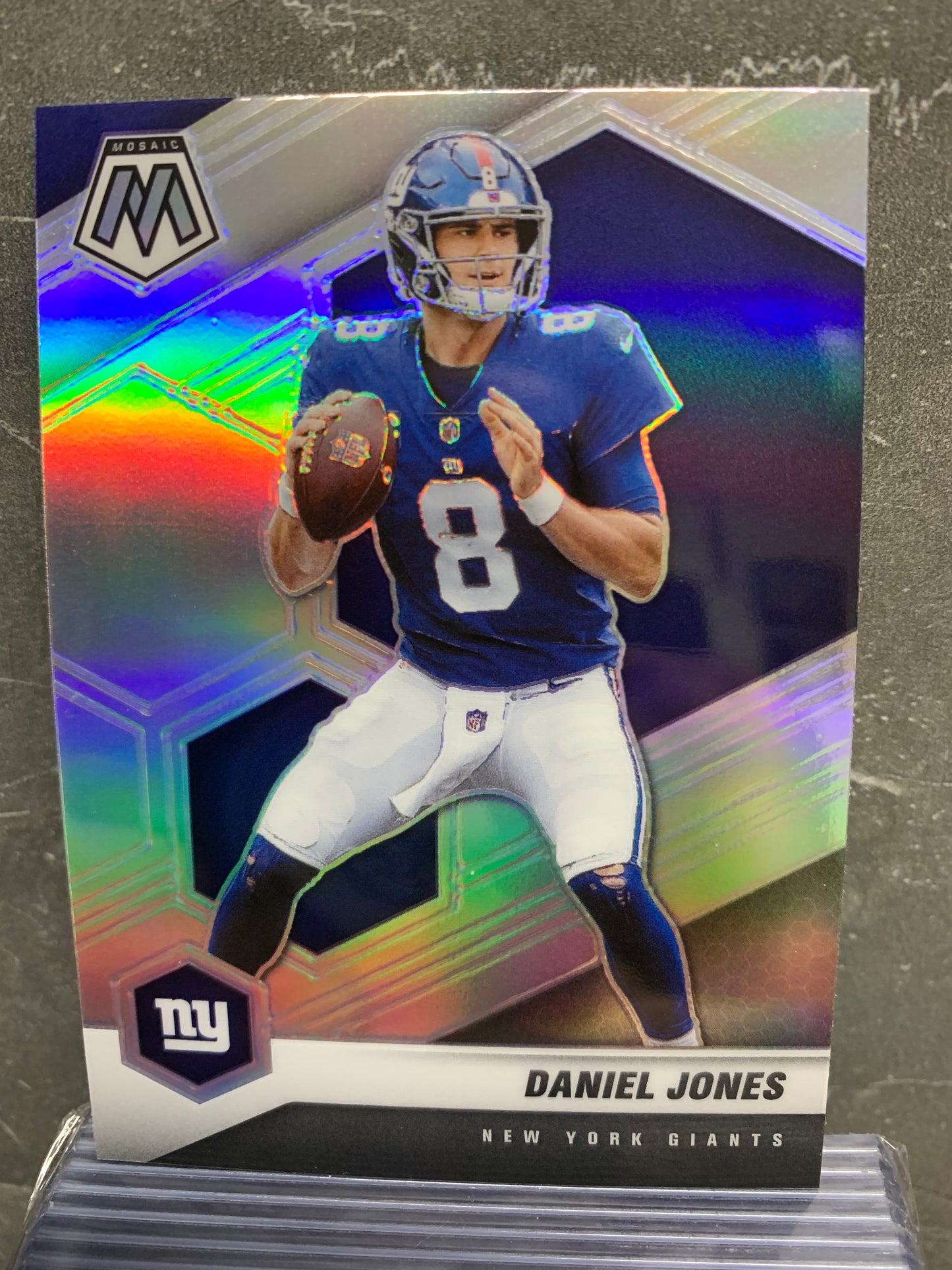 2021 Panini Mosaic Silver #149 Daniel Jones New York Giants