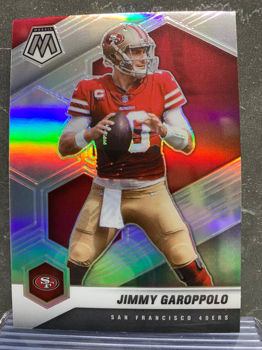 2021 Panini Mosaic Silver #173 Jimmy Garoppolo San Francisco 49ers