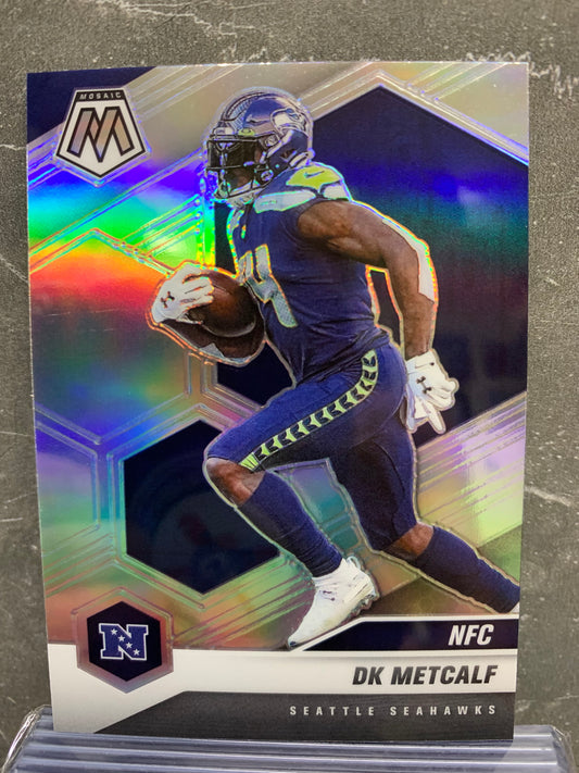 2021 Panini Mosaic Silver #217 D.K. Metcalf NFC Seattle Seahawks