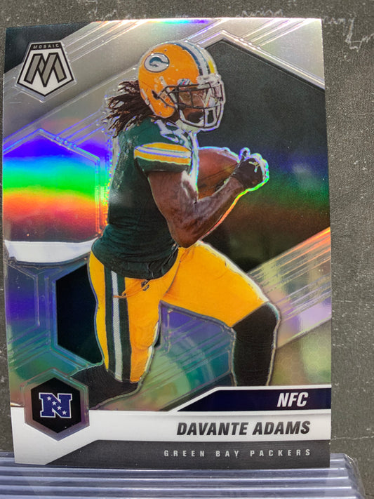 2021 Panini Mosaic Silver #219 Davante Adams NFC Green Bay Packers