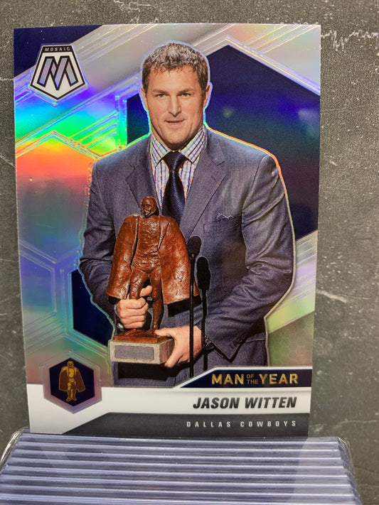 2021 Panini Mosaic Silver #273 Jason Witten MOY Dallas Cowboys