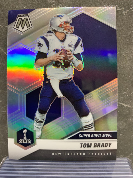 2021 Panini Mosaic Silver #283 Tom Brady MVP New England Patriots