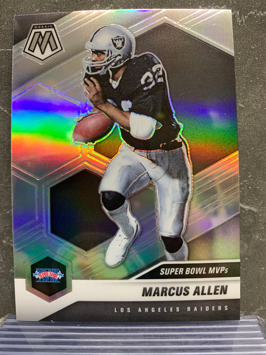 2021 Panini Mosaic Silver #298 Marcus Allen MVP Los Angeles Raiders