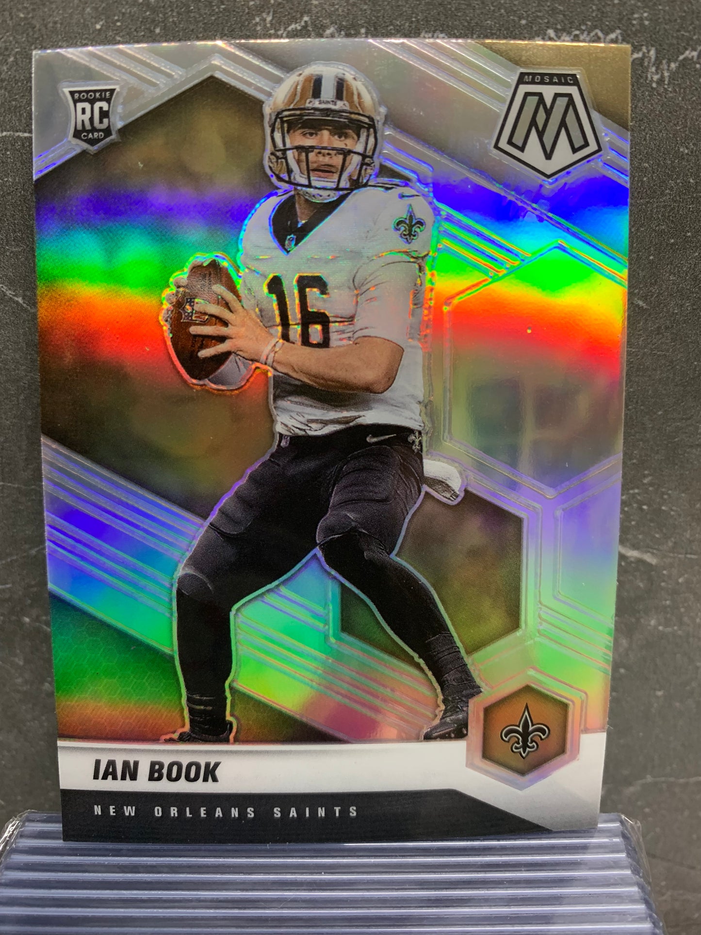 2021 Panini Mosaic Silver #327 Ian Book New Orleans Saints