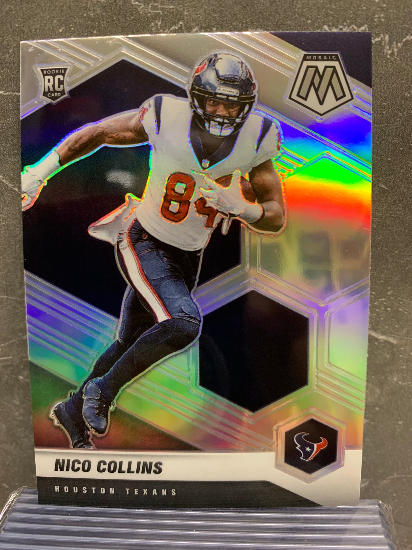 2021 Panini Mosaic Silver #330 Nico Collins Houston Texans