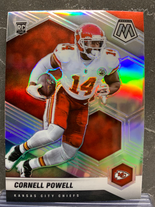 2021 Panini Mosaic Silver #340 Cornell Powell Kansas City Chiefs