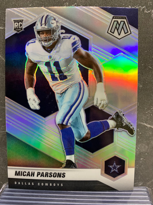 2021 Panini Mosaic Silver #362 Micah Parsons Dallas Cowboys