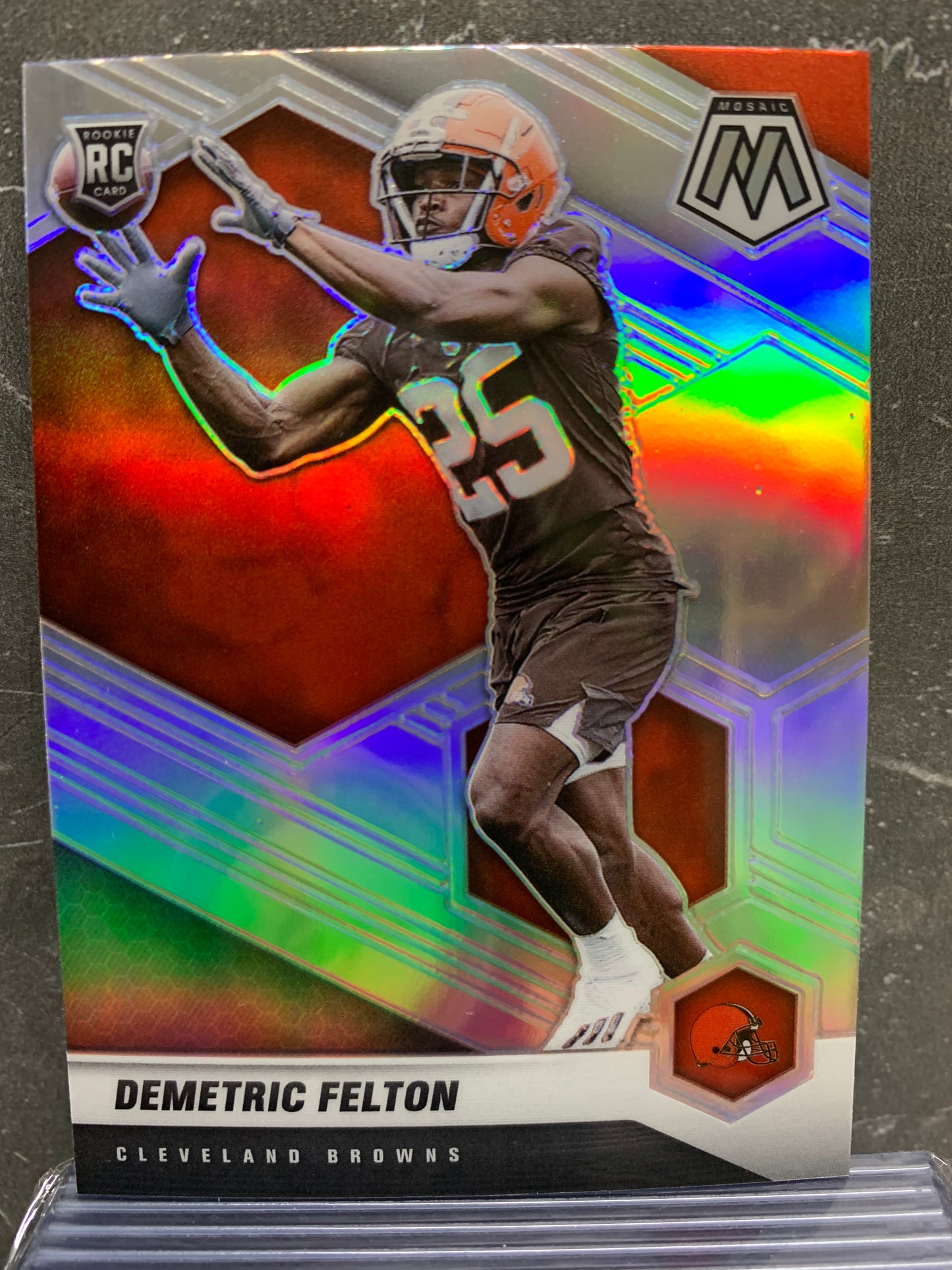 2021 Panini Mosaic Silver #394 Demetric Felton Cleveland Browns