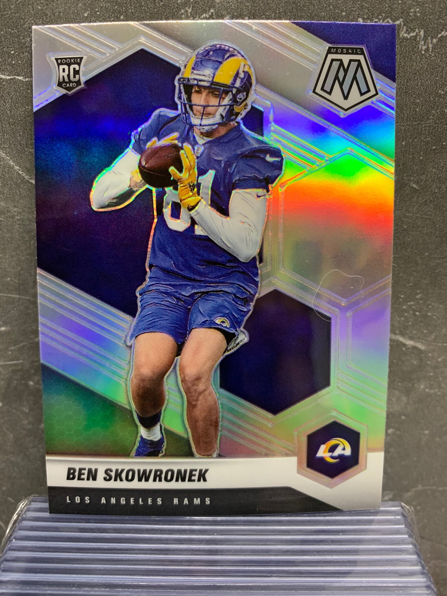 2021 Panini Mosaic Silver #399 Ben Skowronek Los Angeles Rams