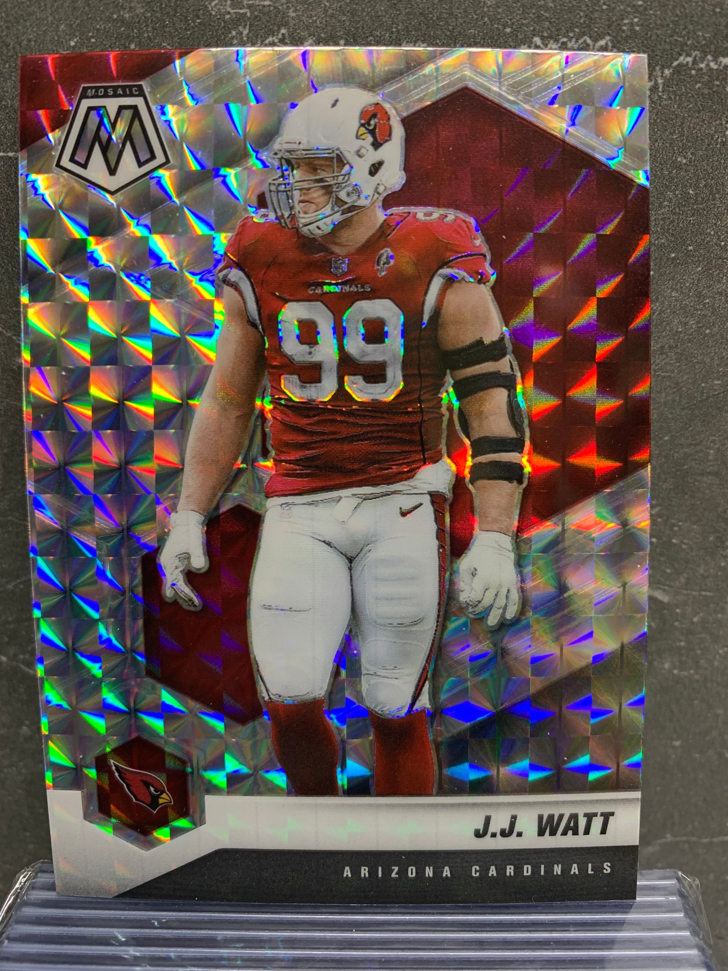 2021 Panini Mosaic Mosaic #12 J.J. Watt Arizona Cardinals