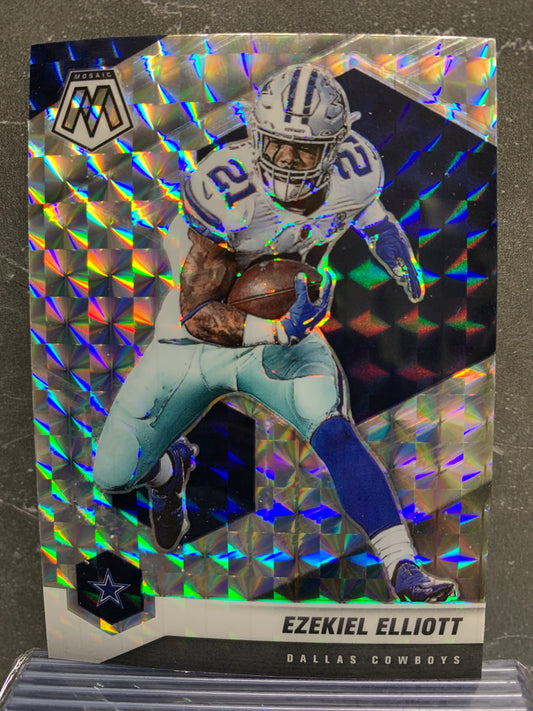 2021 Panini Mosaic Mosaic #60 Ezekiel Elliott Dallas Cowboys