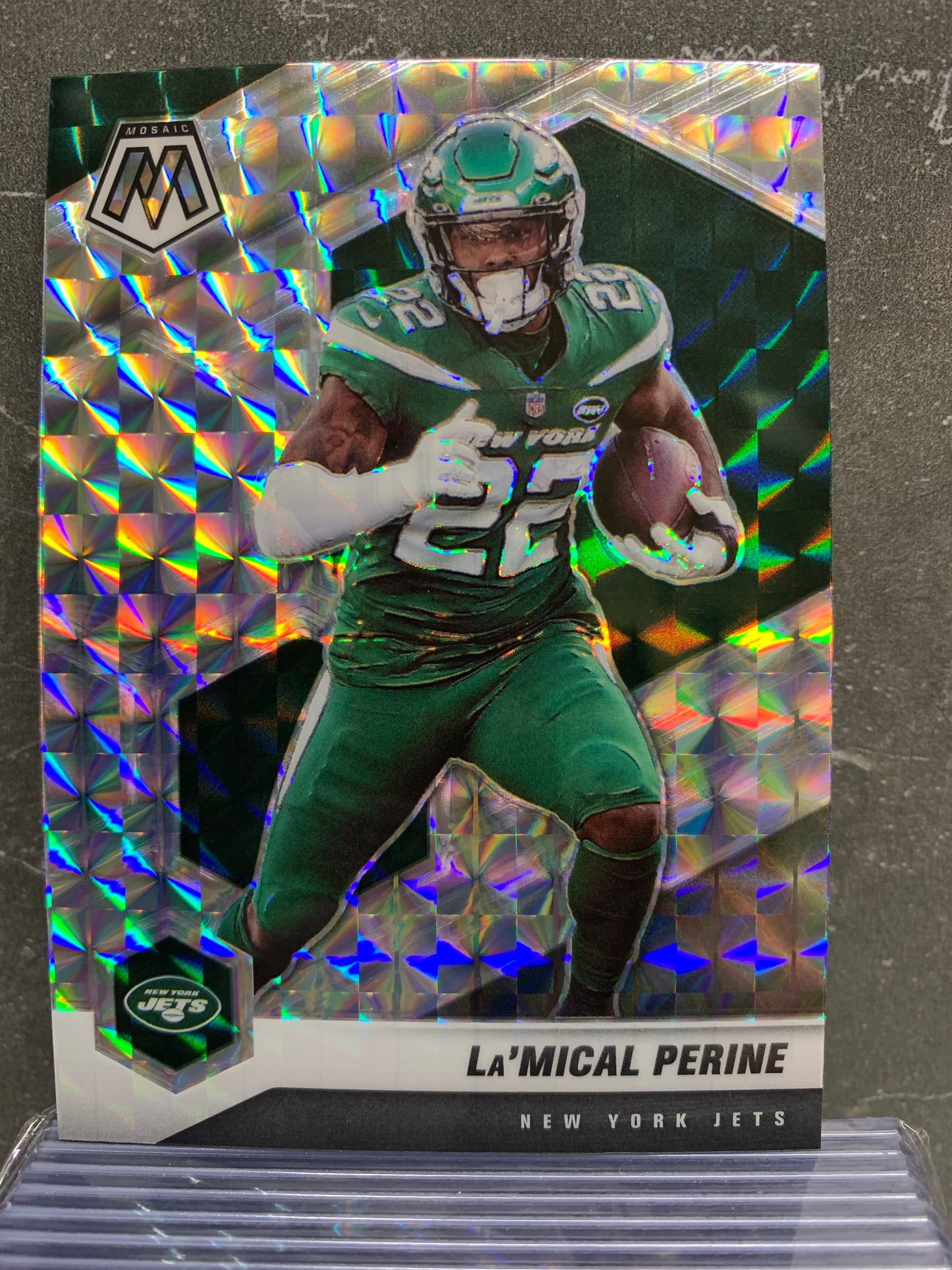 2021 Panini Mosaic Mosaic #157 La'Mical Perine New York Jets