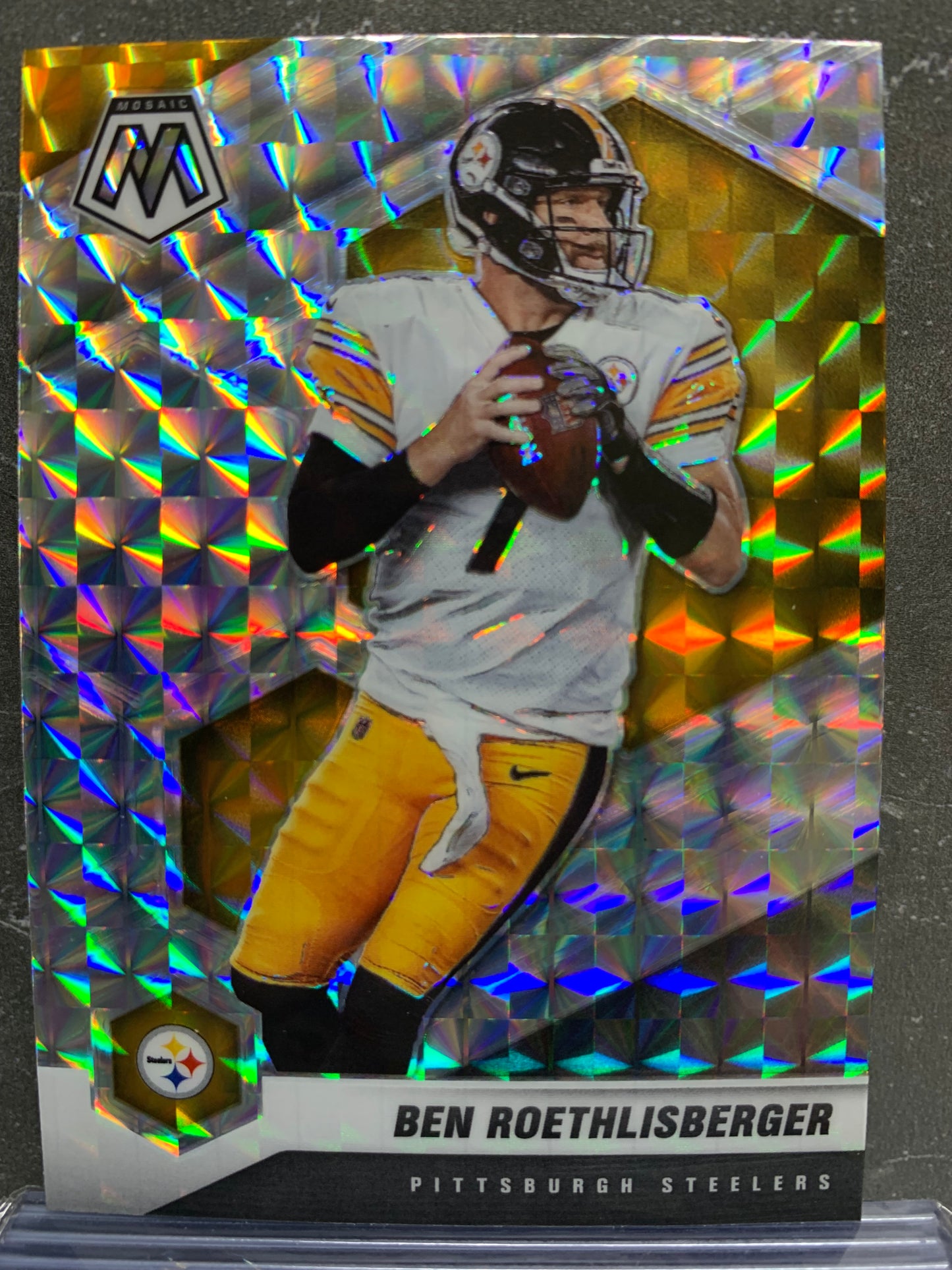 2021 Panini Mosaic Mosaic #166 Ben Roethlisberger Pittsburgh Steelers