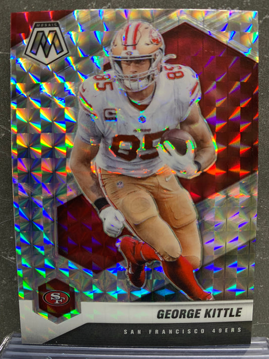 2021 Panini Mosaic Mosaic #176 George Kittle San Francisco 49ers