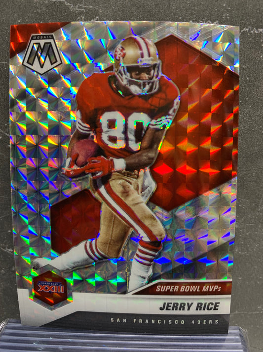 2021 Panini Mosaic Mosaic #295 Jerry Rice MVP San Francisco 49ers