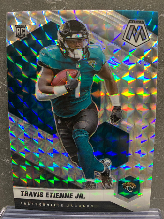 2021 Panini Mosaic Mosaic #314 Travis Etienne Jr. RC Jacksonville Jaguars