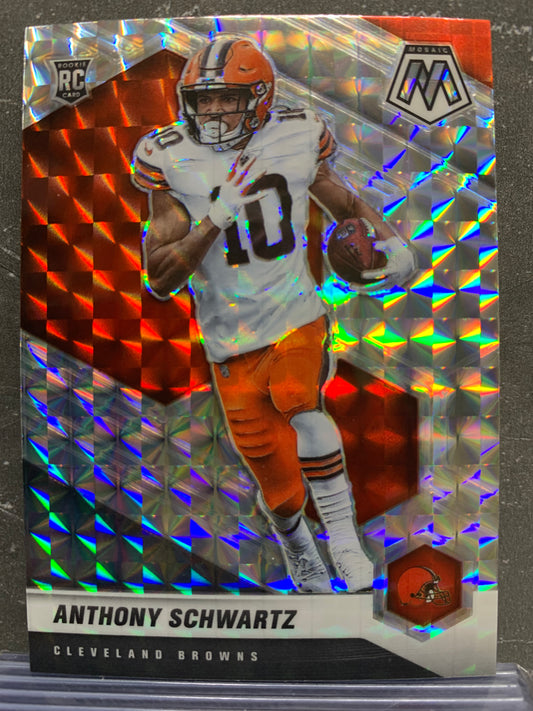 2021 Panini Mosaic Mosaic #331 Anthony Schwartz RC Cleveland Browns