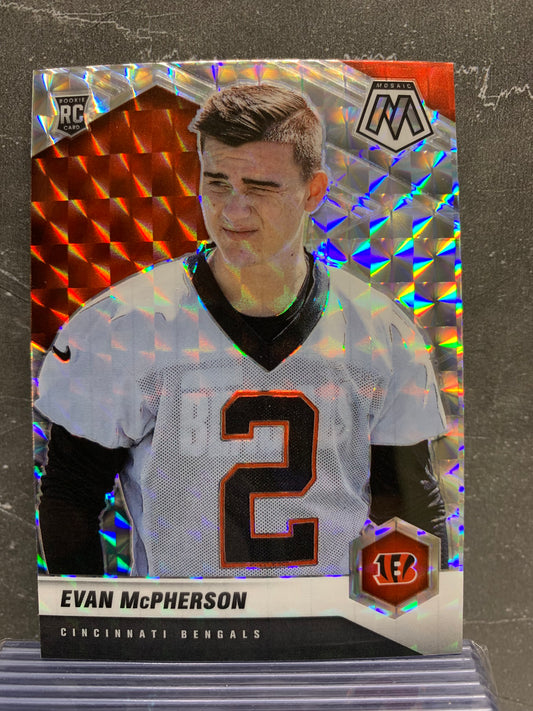 2021 Panini Mosaic Mosaic #361 Evan McPherson RC Cincinnati Bengals