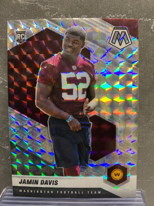 2021 Panini Mosaic Mosaic #364 Jamin Davis RC WFT