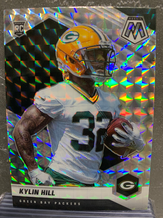 2021 Panini Mosaic Mosaic #374 Kylin Hill RC Green Bay Packers