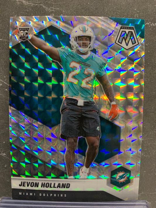 2021 Panini Mosaic Mosaic #382 Jevon Holland RC Miami Dolphins