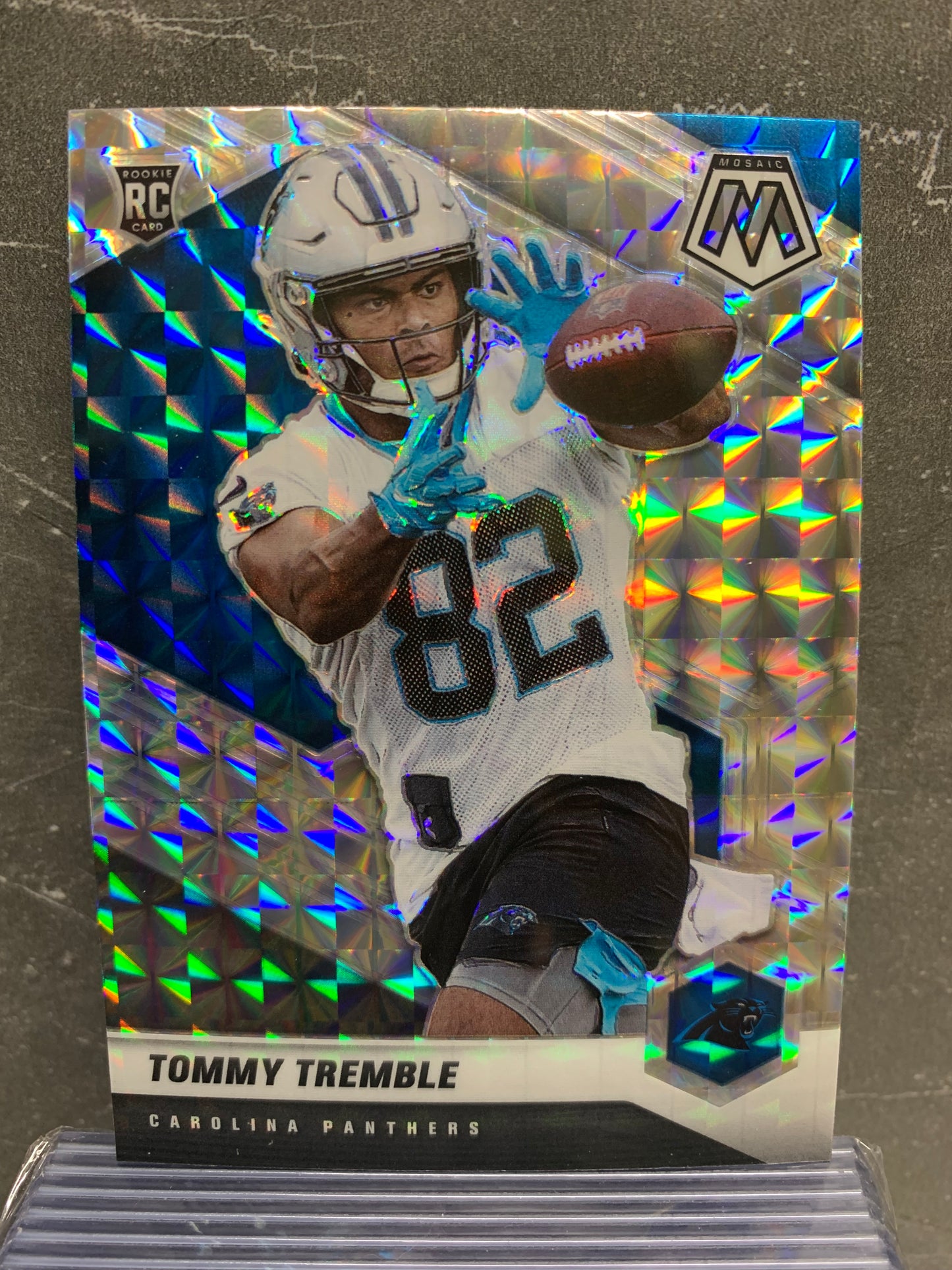 2021 Panini Mosaic Mosaic #385 Tommy Tremble RC Carolina Panthers