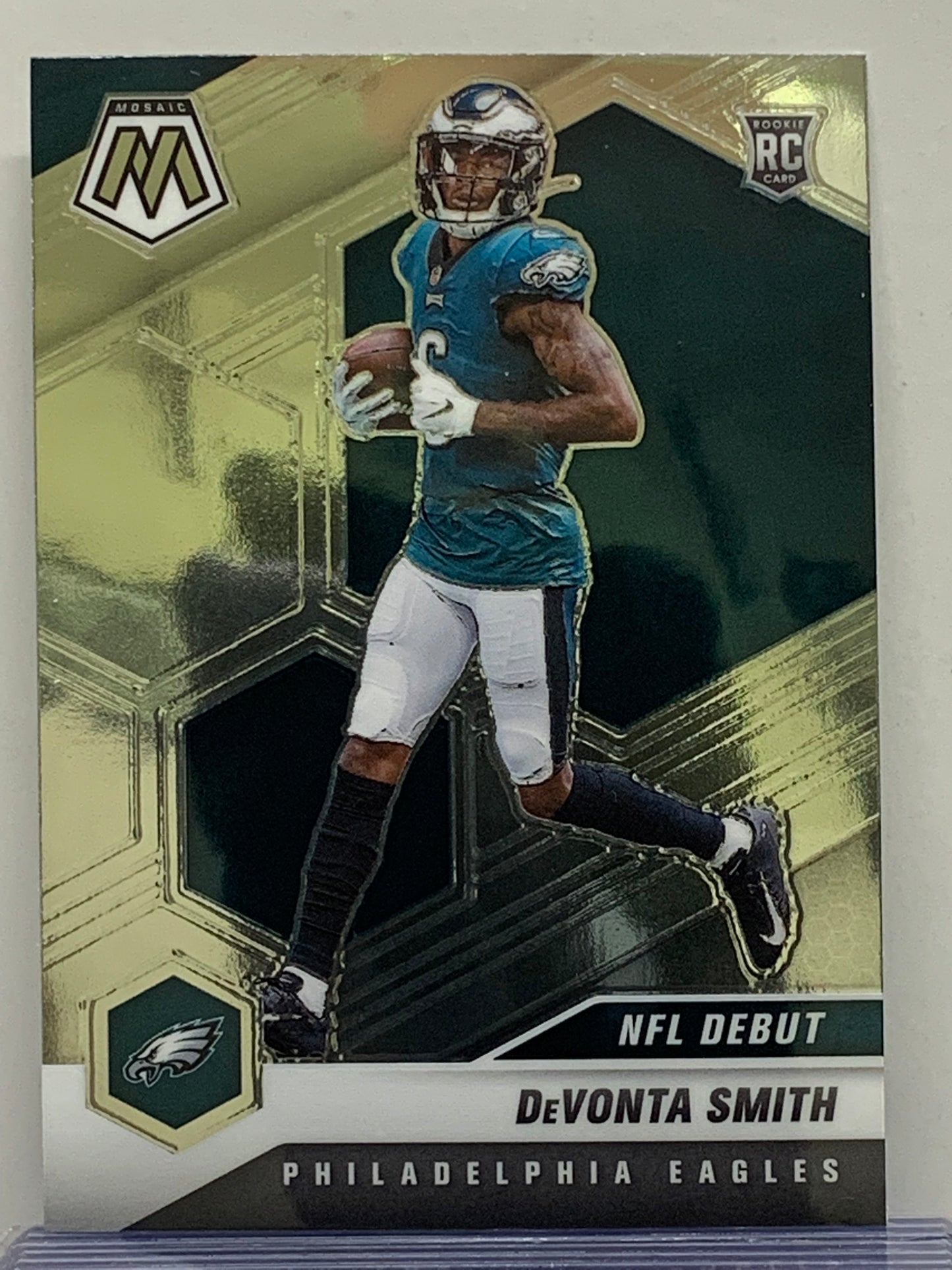 2021 Panini Mosaic #246 DeVonta Smith DEB RC Philadelphia Eagles