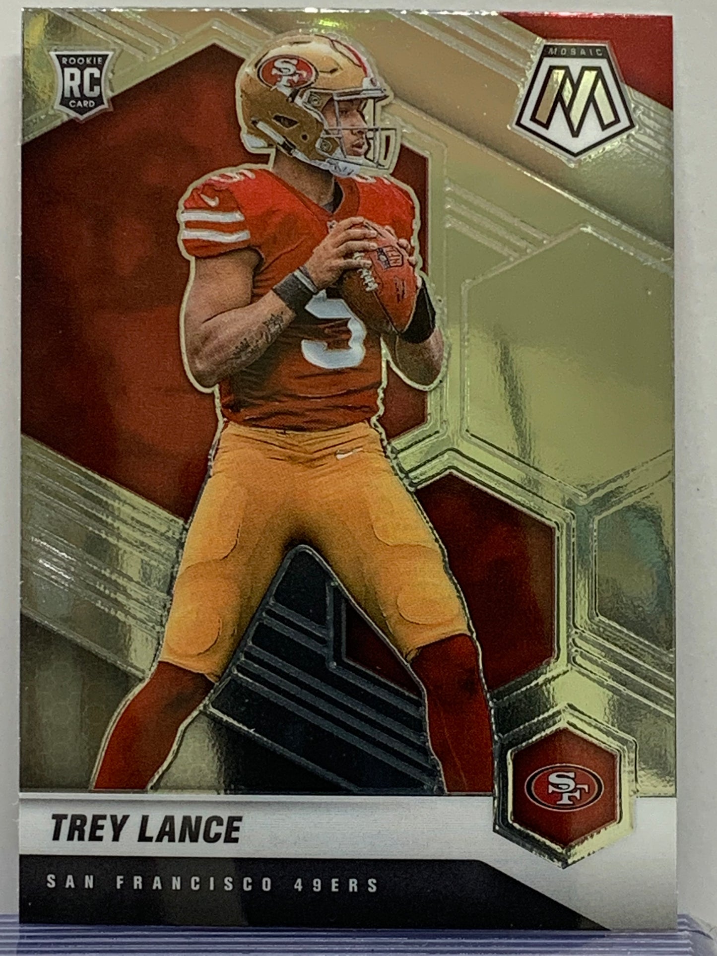 2021 Panini Mosaic #303 Trey Lance RC San Francisco 49ers