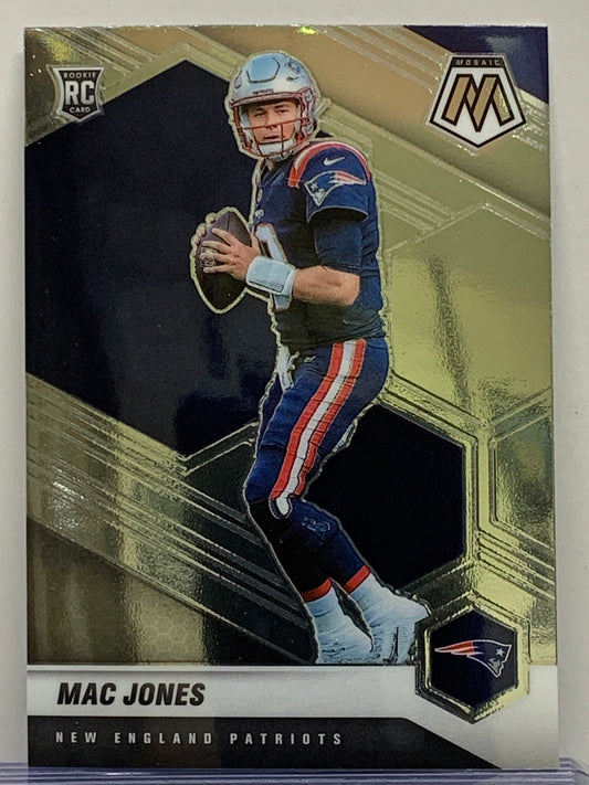 2021 Panini Mosaic #306 Mac Jones RC New England Patriots